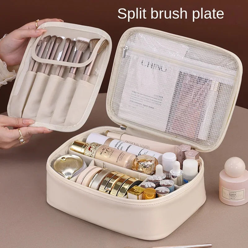 Grand trousse de maquillage à cosmétiques portable (4 couleurs)