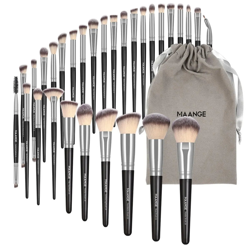 Ensemble de pinceaux de maquillage MAANGE (30 pcs) (8 couleurs)