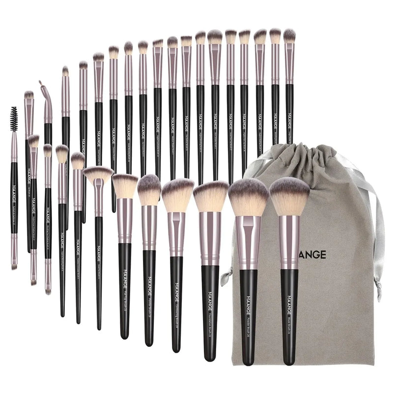 Ensemble de pinceaux de maquillage MAANGE (30 pcs) (8 couleurs)