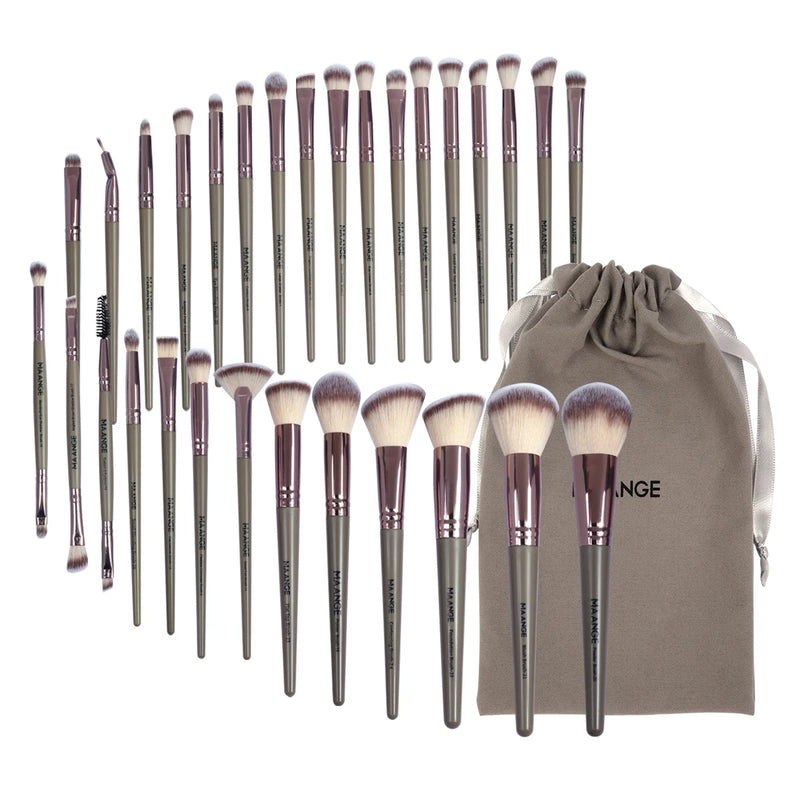 Ensemble de pinceaux de maquillage MAANGE (30 pcs) (8 couleurs)