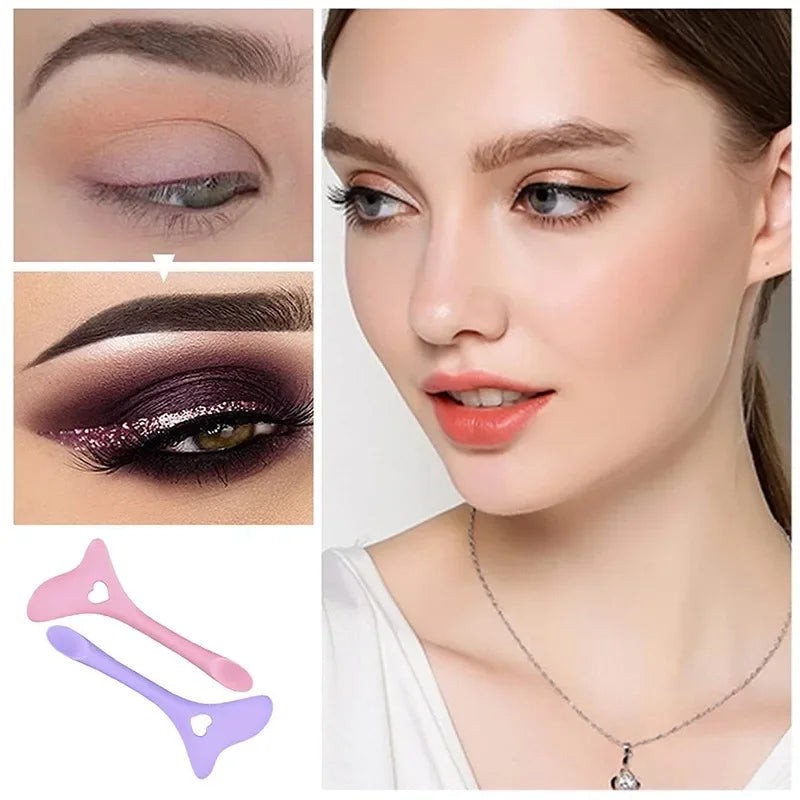 Aide traçage Eyeliner en silicone   (3 variantes)     (6 couleurs)